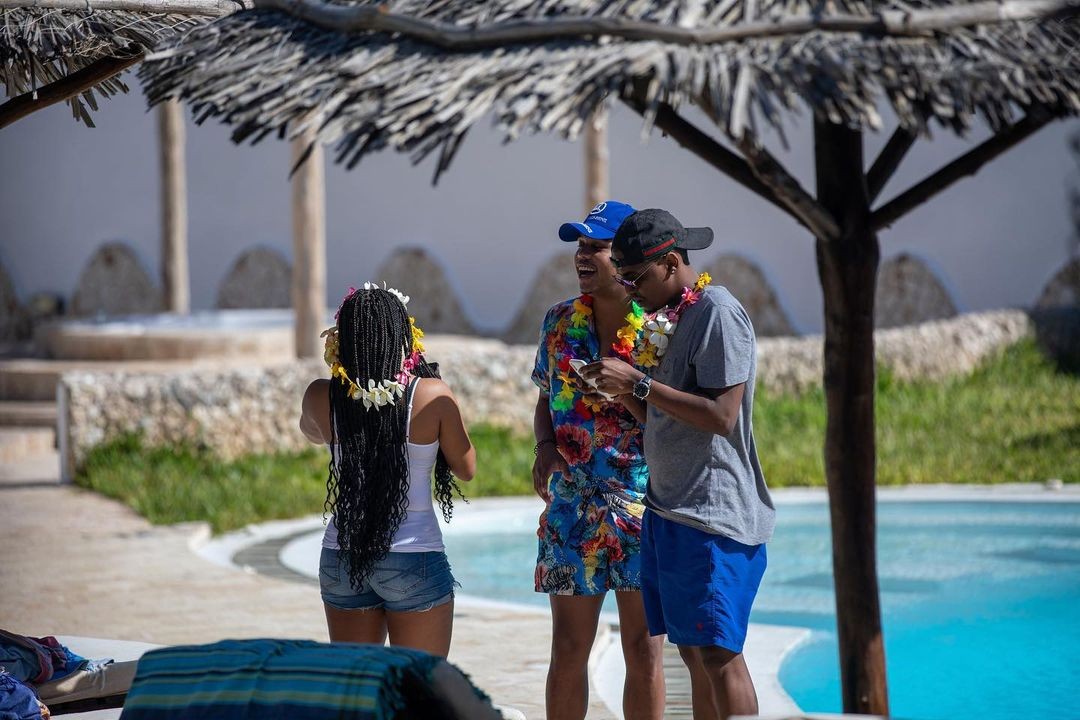 Davidson Wakairu, the son of Jubilee Vice Chairman David Murathe celebrating his 29th birthday