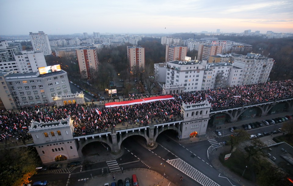 WARSZAWA MARSZ NIEPODLEGŁOŚCI 2014 NARODOWCY (uczestnicy marszu)