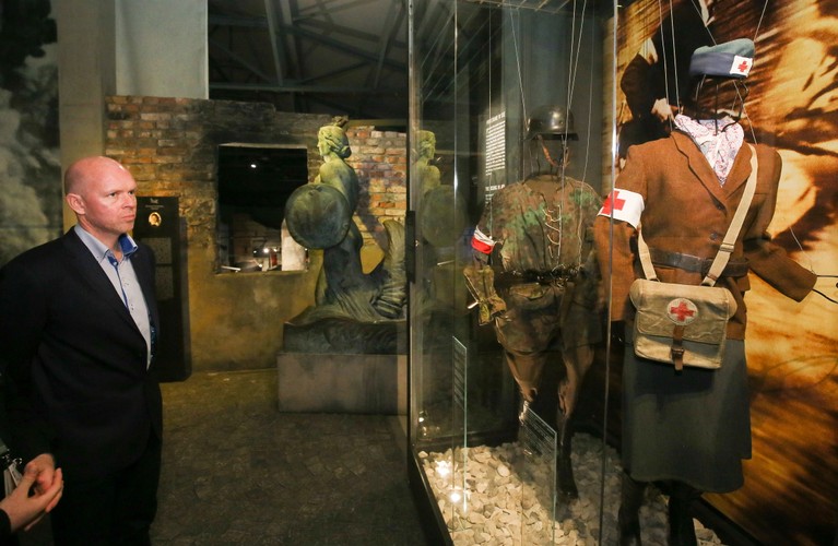 Henning Berg odwiedził Muzeum Powstania Warszawskiego