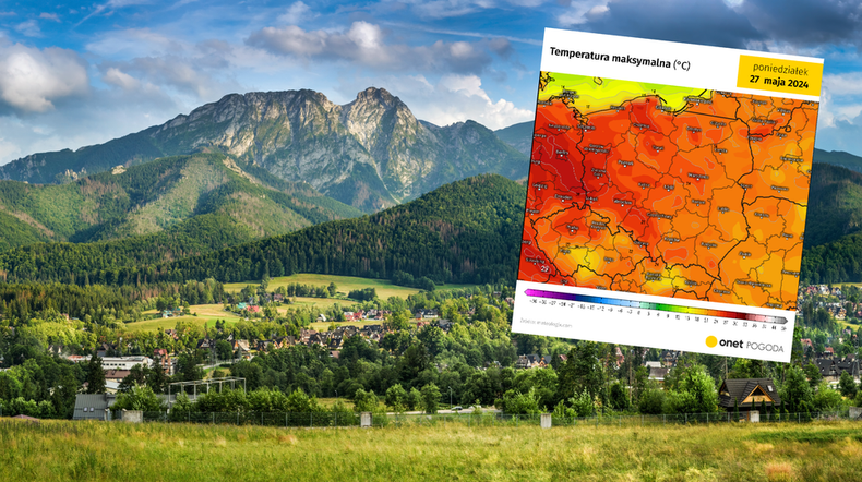 To może być kolejny gorący i słoneczny długi weekend. Znamy najnowsze prognozy na Boże Ciało (screen: meteologix.com)