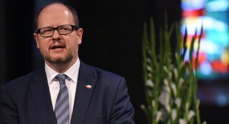 The mayor of Gdansk Pawel Adamowicz, seem here in 2016, was killed by a knife-wielding assailant in front of hundreds of people at a charity event