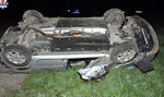 Tragiczny wypadek w Kłoczewie. Kierowca nie żyje, cztery osoby ranne