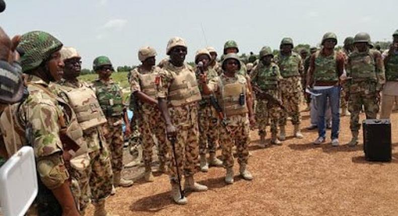 Chief of Army staff visits troops in Borno