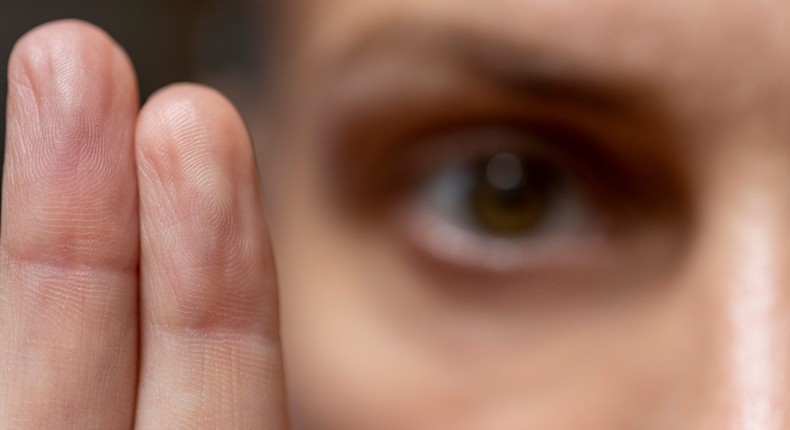 EMDR involves bilateral stimulation, which is often administered through guided eye movements.laurence soulez/Getty Images