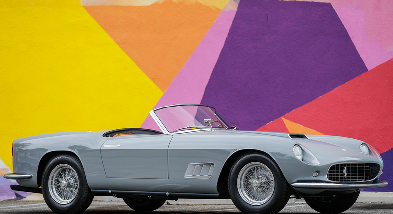 1958 Ferrari 250 GT LWB California Spider: $9.905 million