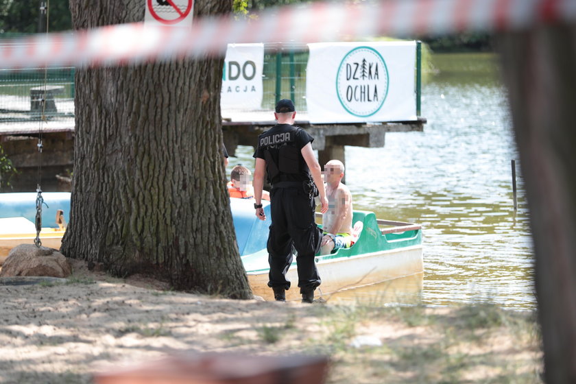 Makabra w Zielonej Górze. Pływali rowerkiem wodnym i znaleźli ciało