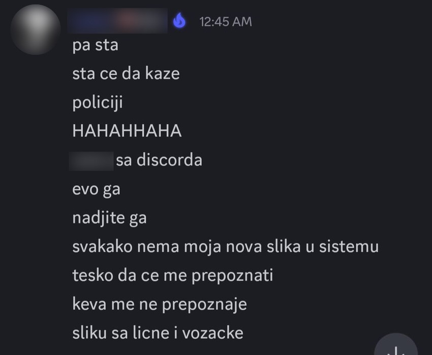 "Ne mogu mi ništa, nema moje slike"