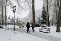 Zasypane Zakopane po wieczornych i nocnych intensywnych opadach