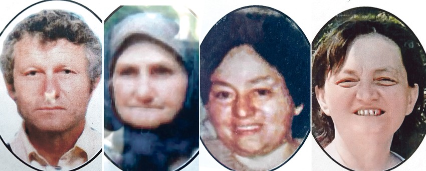 Žrtve: Raja Kazimirović, Dragica Kazimirović, Ljubinka Oprkić i Dragana Kozeljić