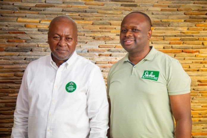 John Mahama and Edward Omane Boamah