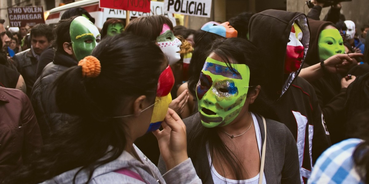 Protest prostytutek w Barcelonie