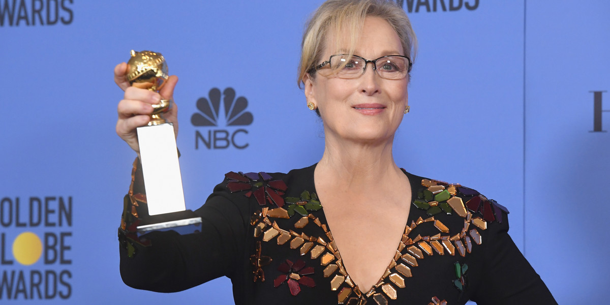 Meryl Streep to najczęściej nagradzana i nominowana przez HFPA aktorka. Otrzymała już 8. Złotych Globów i nagrodę honorową