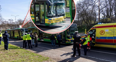 Wypadek autobusu z dziećmi w Szczecinie. Wielu poszkodowanych