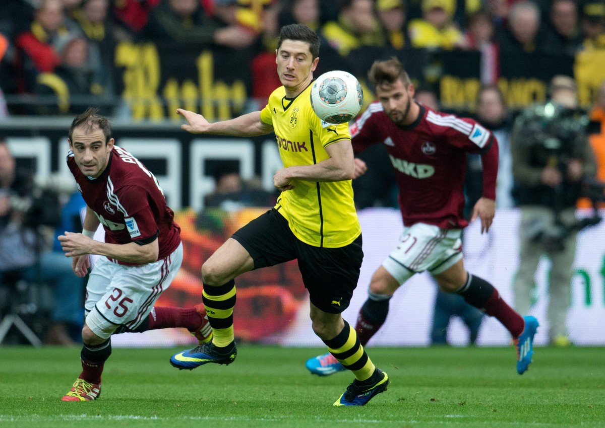 Liga niemiecka: Gol Lewandowskiego. Efektowna wygrana Borussii. WIDEO