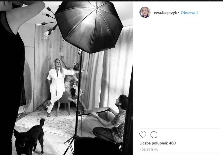 Ewa Kasprzyk w kampanii torebek