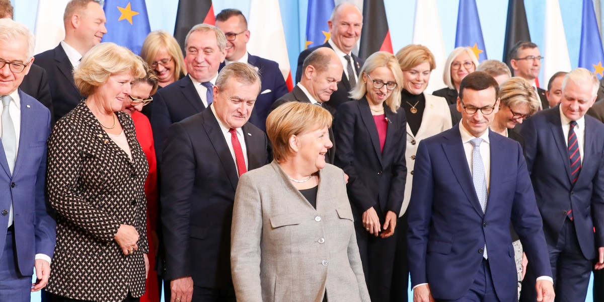 Angela Merkel i Mateusz Morawiecki w tym roku spotkali się po raz piąty