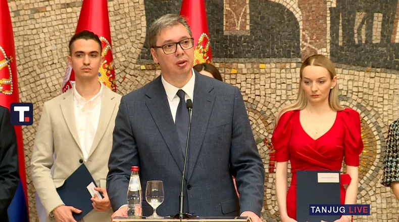 Aleksandar Vučić na ceremoniji