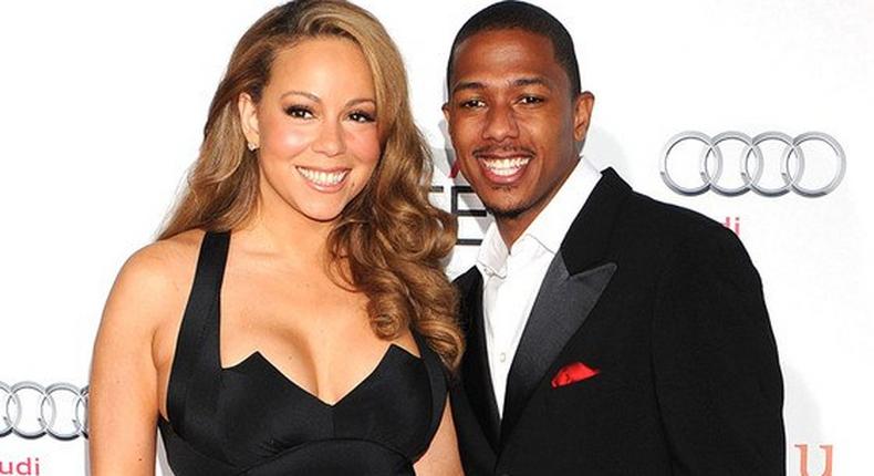 Mariah Carey and Nick Cannon when they were still married