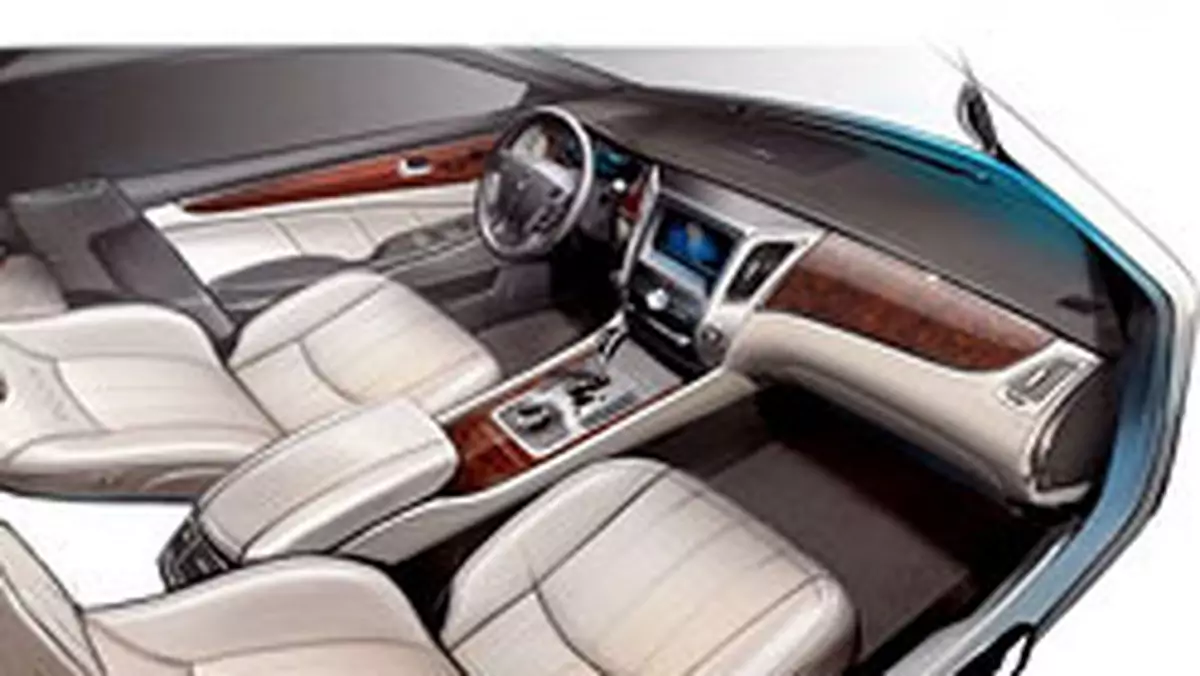 Hyundai Equus: nowy szkic wnętrza