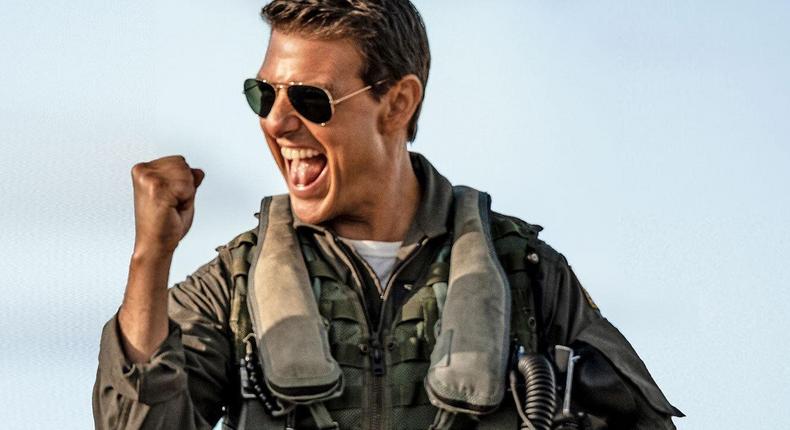 Tom Cruise in Top Gun: Maverick.