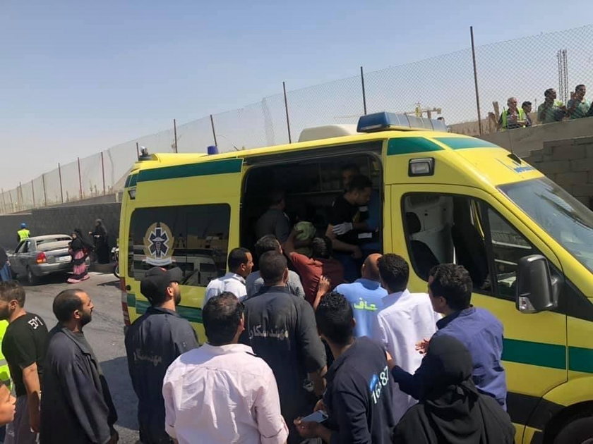 Eksplozja autokaru z turystami w Egipcie