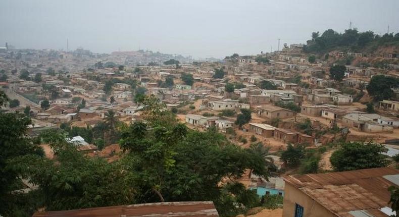 General view of the capital of AngolaÕs Cabinda province, the impoverished territory that accounts for half of the oil output from AfricaÕs top petroleum producer, June 11, 2016. 