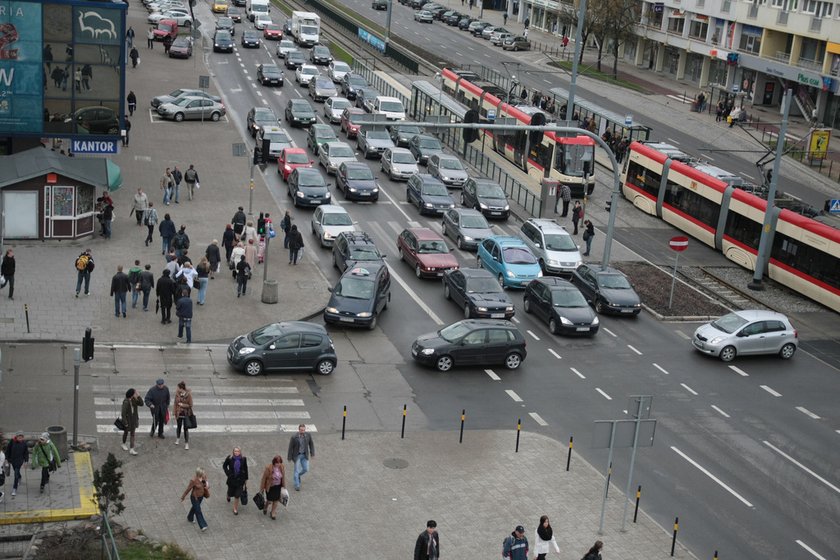 Gdańsk. Źle ustawione światła