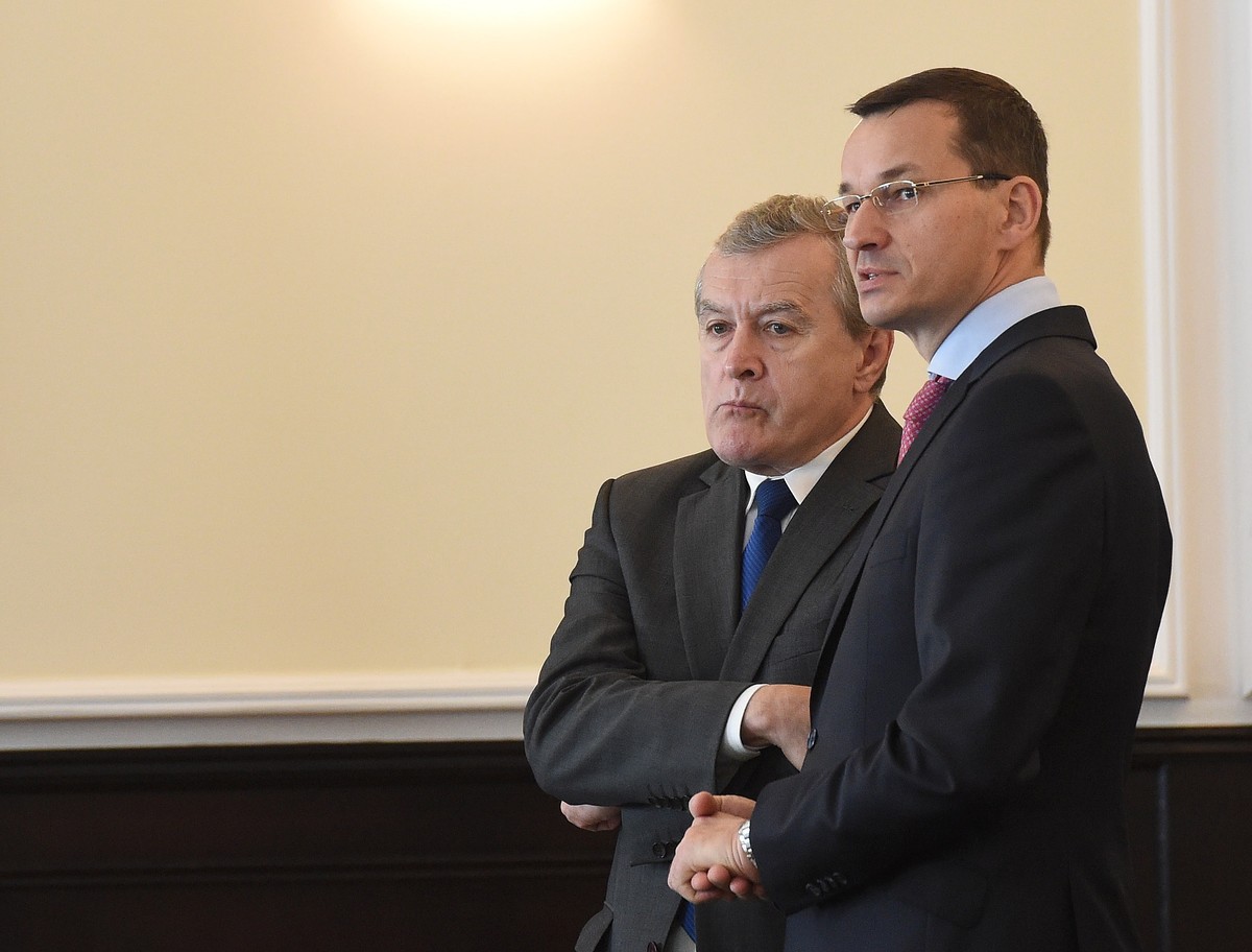 Piotr Gliński, Mateusz Morawiecki