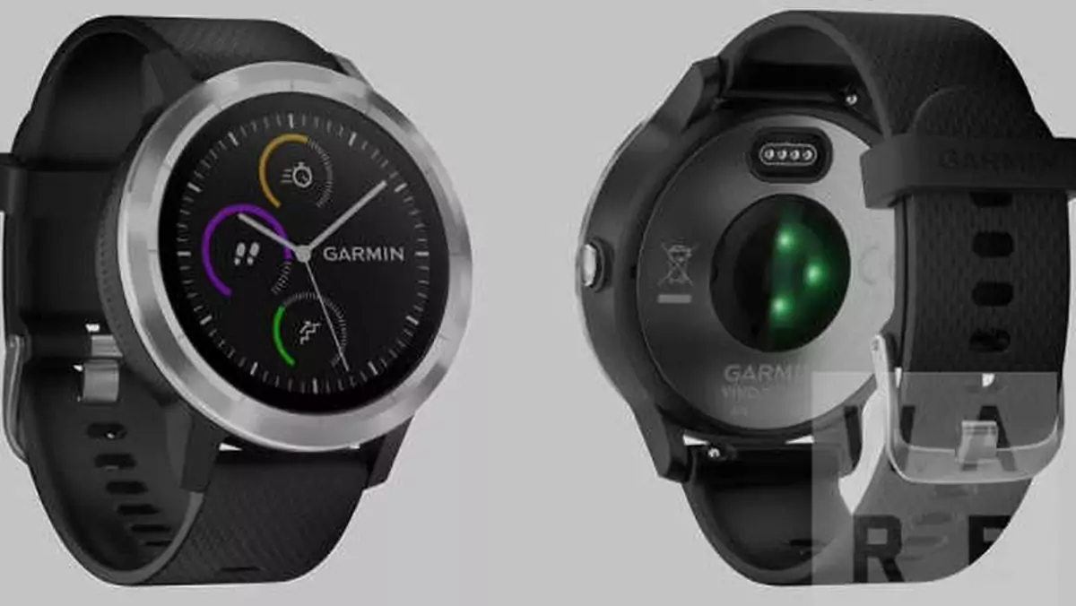 Garmin Vivoactive 3 na renderach