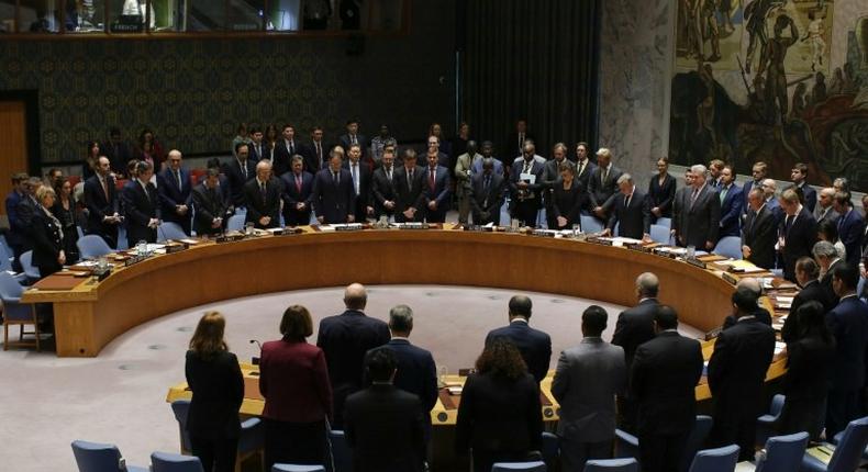 The UN Security Council agreed on the importance of full compliance with sanctions resolutions directed at North Korea