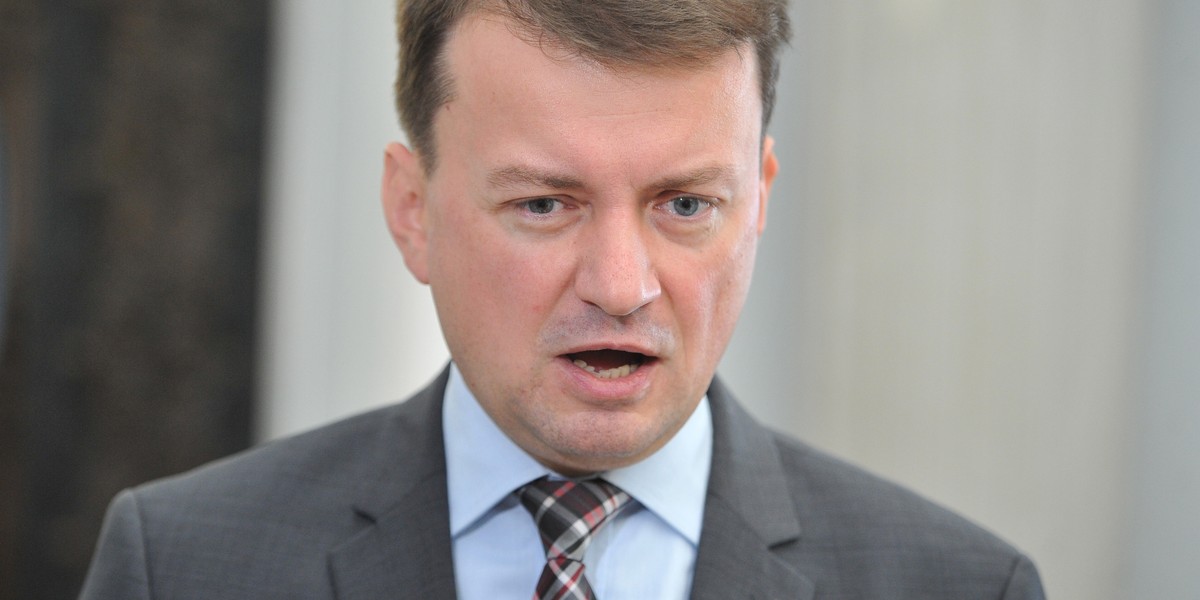 Mariusz Błaszczak, szef MSW