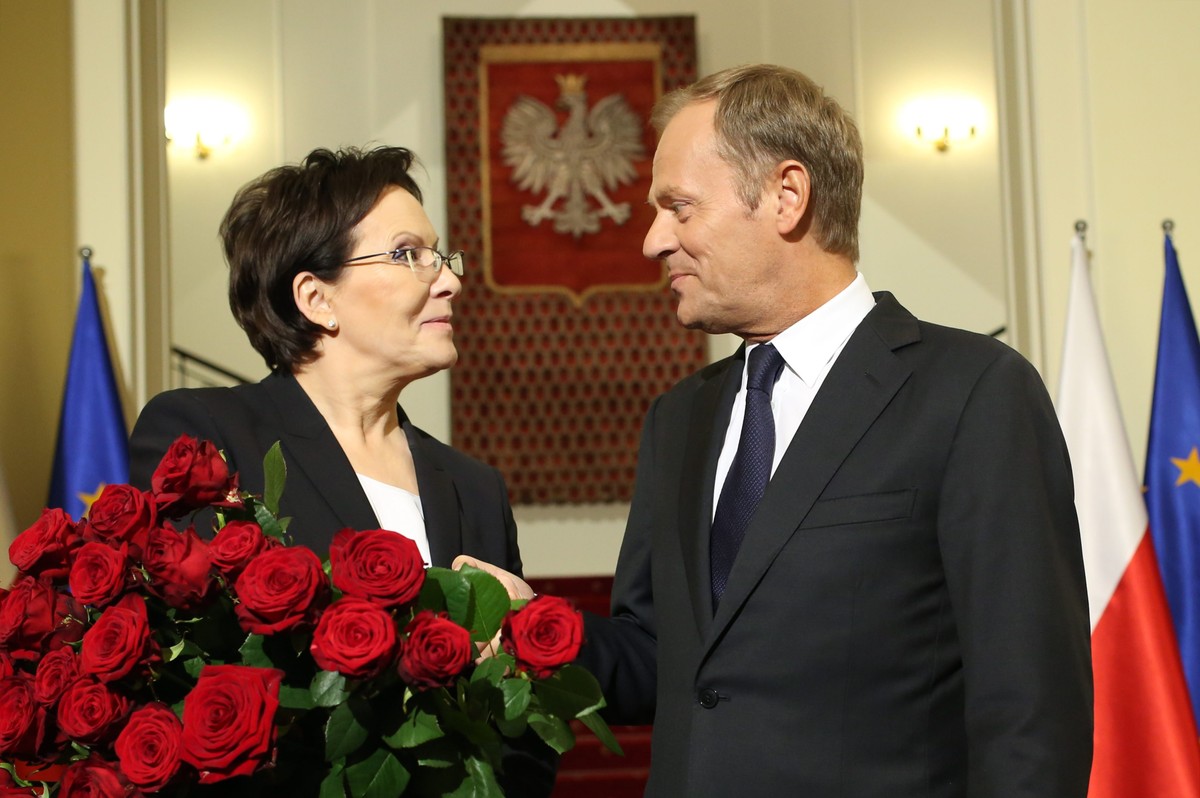 Ewa Kopacz i Donald Tusk