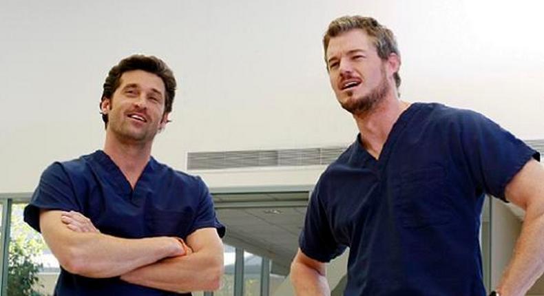 Eric Dane and Patrick Dempsey in 'Grey's Anatomy' 