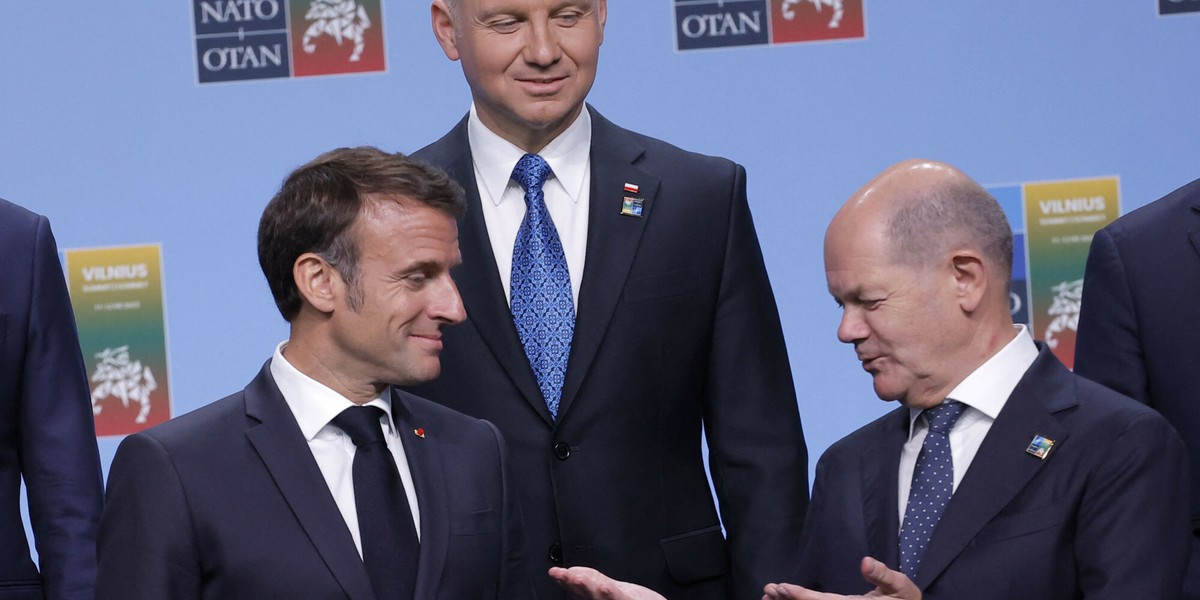 Olaf Scholz i Emmanuel Macron znaleźli wspólny język ws. przyszłości UE