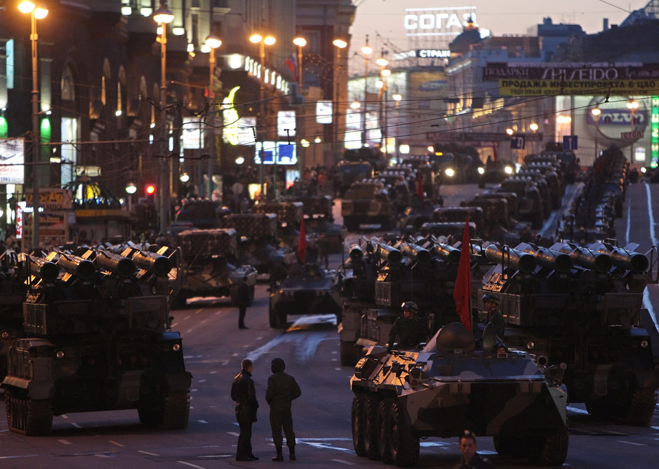 RUSSIA REHERSAL OF THE VICTORY DAY PARADE