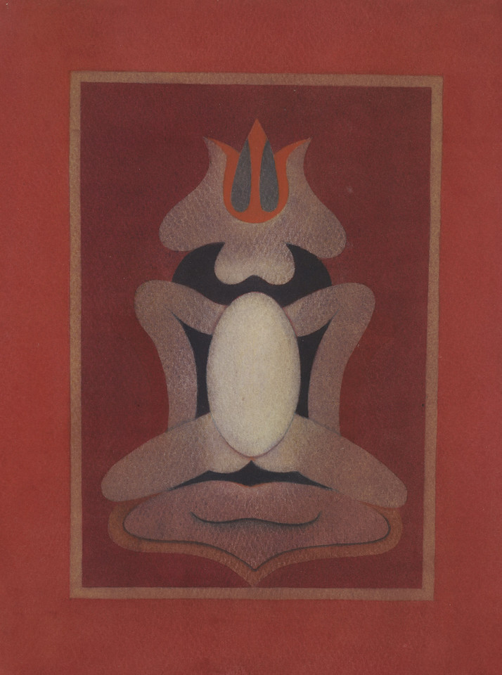 Ghulam Rasool Santosh, "Untitled" (Delhi, Indie, lata 70.)