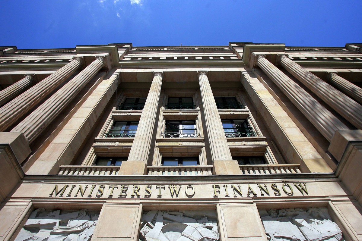 Resort finansów w Warszawie