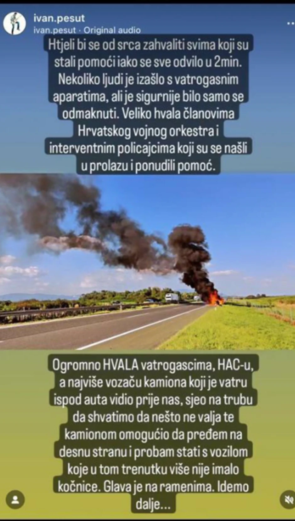 Severinin gitarista doživeo nesreću