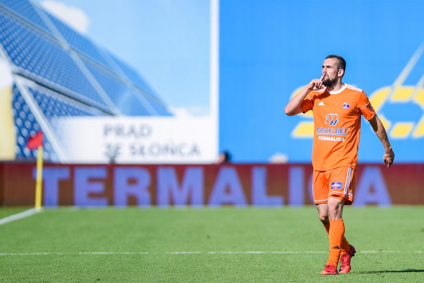 Pilka nozna. Ekstraklasa. Bruk-Bet Termalica Nieciecza - Arka Gdynia. 12.05.2018