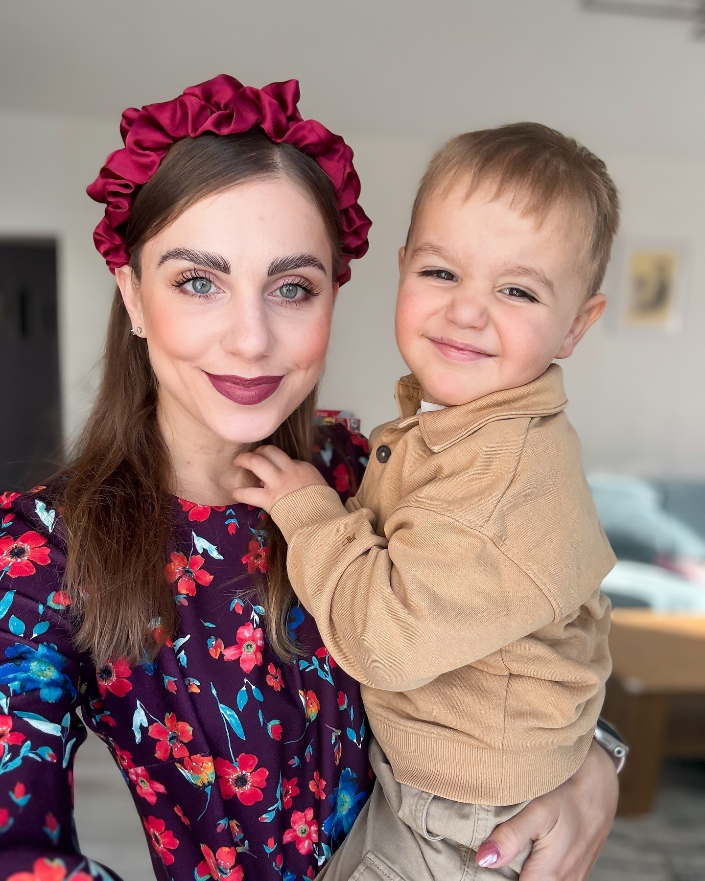 Speváčka Dominika Jurena so synom Miškom.