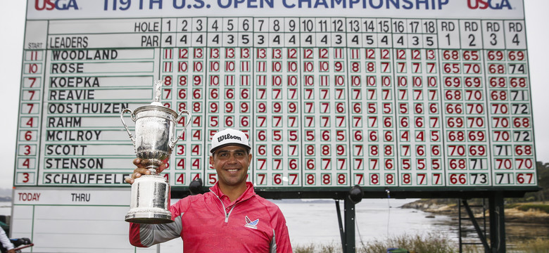 Amerykański golfista Gary Woodland wygrał wielkoszlemowy US Open