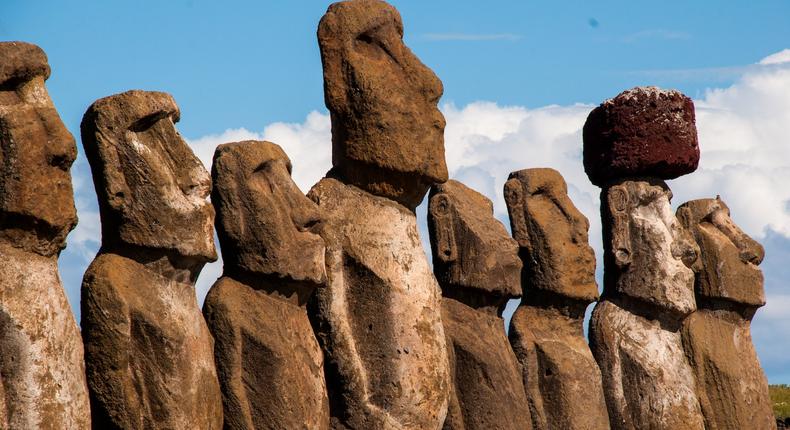 easter island moai statues