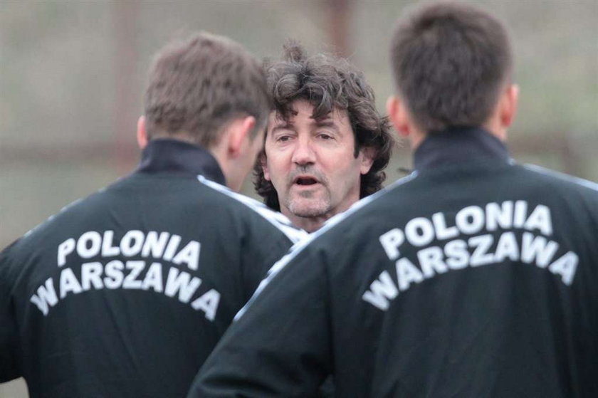 Trener Polonii Warszawa Jose Marii Bakero ratuje swoją posadę w klubie