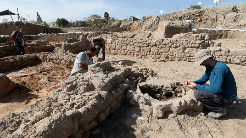 Izrael. Nowe znaleziska archeologiczne w Jawnem