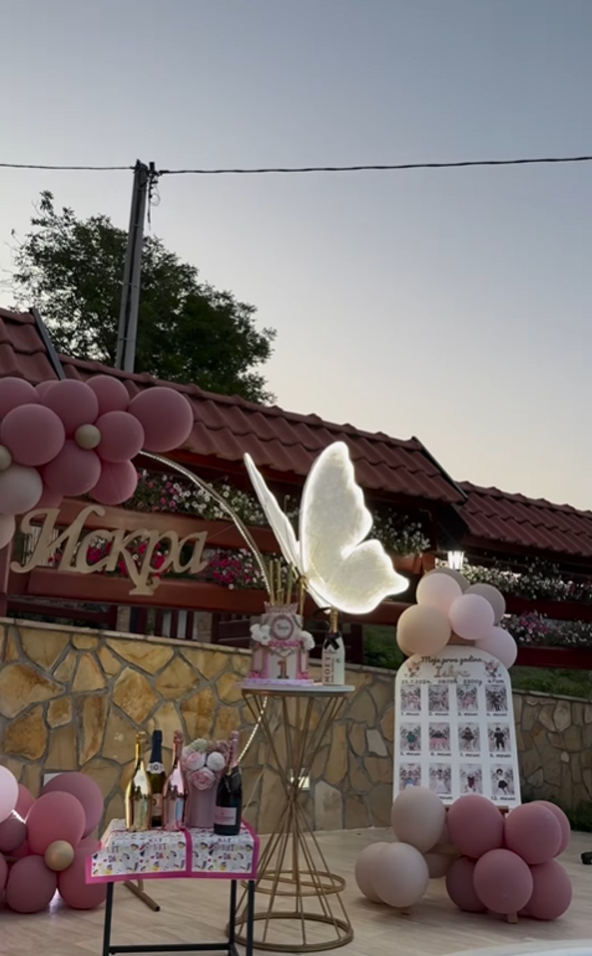 Sofija Una Manić proslavila ćerki rođendan