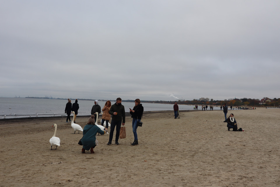 Sobota w Sopocie. Mieszkańcy spacerowali na molo i plaży