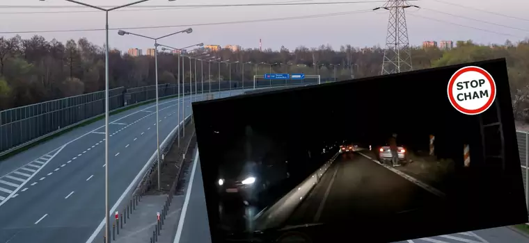 Kierowca BMW pędził obwodnicą Trójmiasta. Szczęśliwie ucierpiało tylko auto i jego ego [WIDEO]