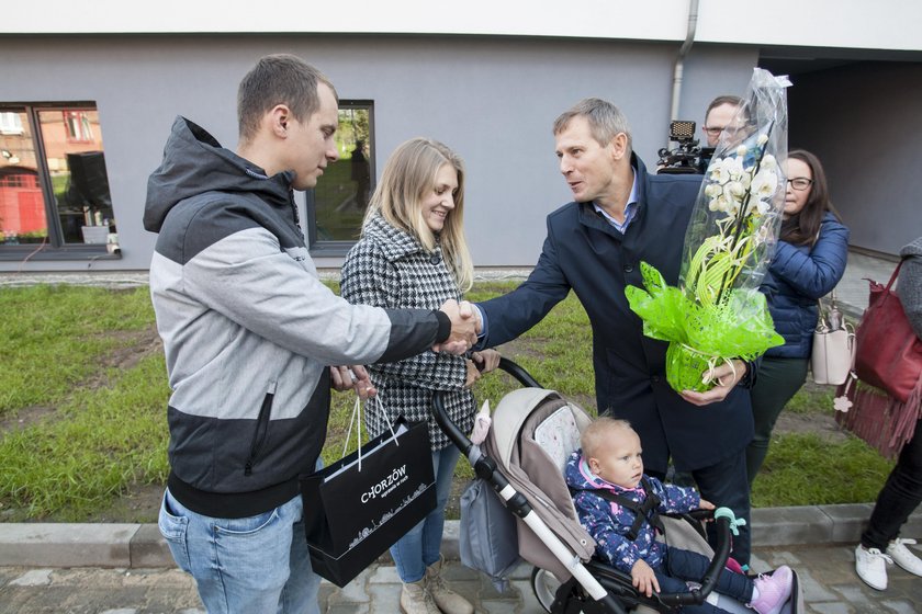 Lokatorzy odebrali klucze do nowych mieszkań komunalnych w Chorzowie!