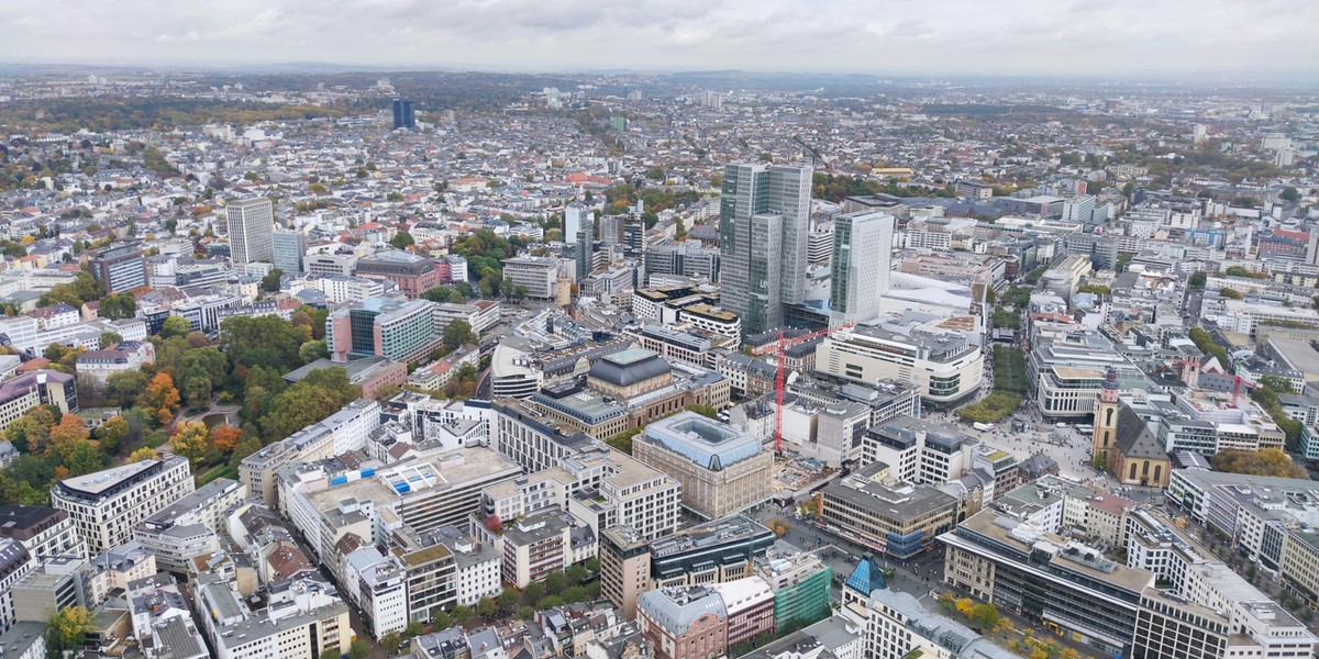 Panorama Frankfurtu nad Menem