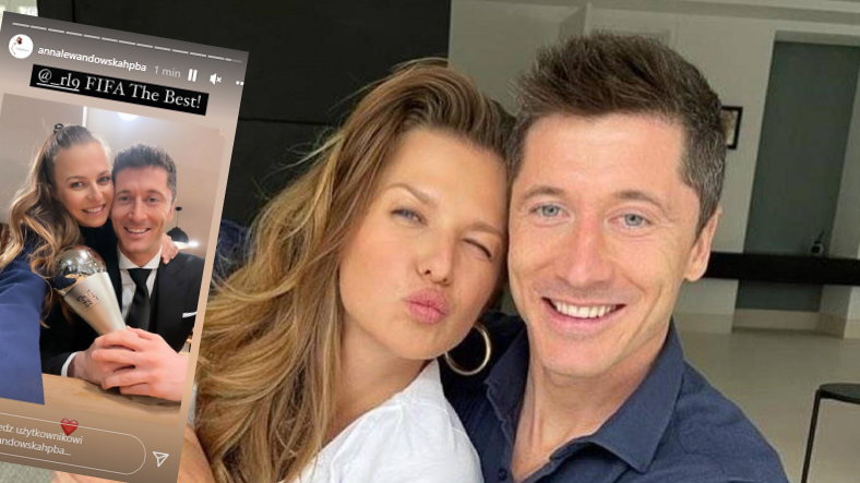 Anna Lewandowska dumna z męża. Robert Lewandowski wygrał plebiscyt FIFA The Best